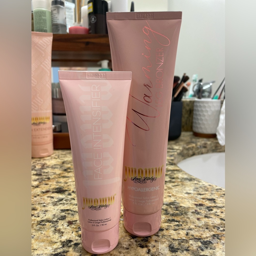 Jwoww warming leg bronzer and face intensifier